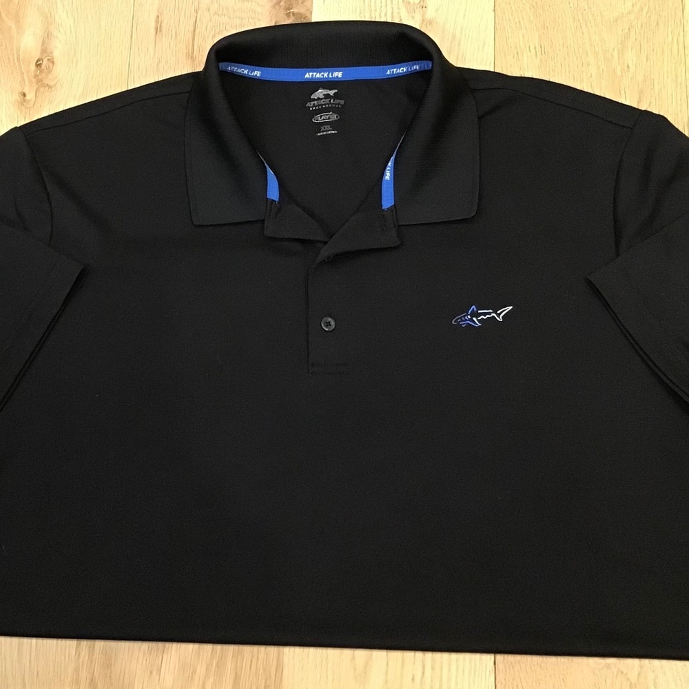 Greg Norman Black Polo. Size XXL